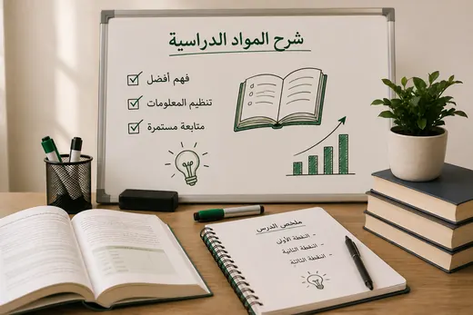 شرح المواد الدراسية