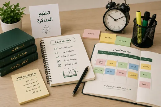 تنظيم المذاكرة