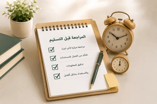 المراجعة قبل الاختبارات